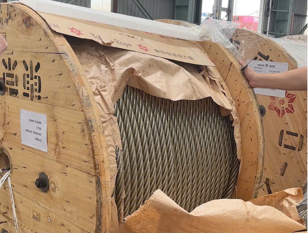 Cáp thép Tokyo Rope, Kiswire, Bridon,…